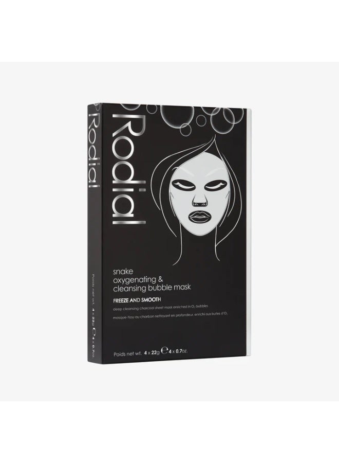 Rodial قناع روديال سنيك بابل × 4 – لتقليل المسام للبشرة الدهنية، رماد بركاني و سين-أكي™، علاج تنظيف للبشرة المعرضة لحب الشباب، عبوة 4 قطع - Image 1